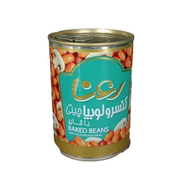 کنسرو لوبيا با قارچ آسان باز شو24ع رعنا